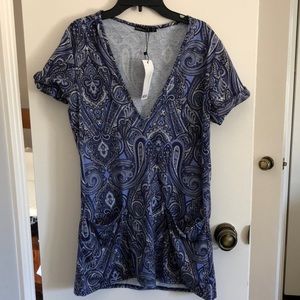 NWT short dress with deep v